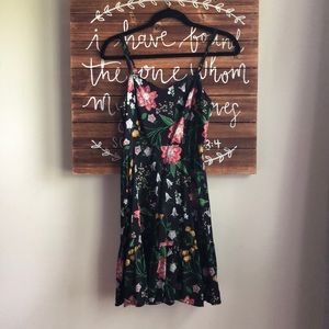 Black Floral Sundress